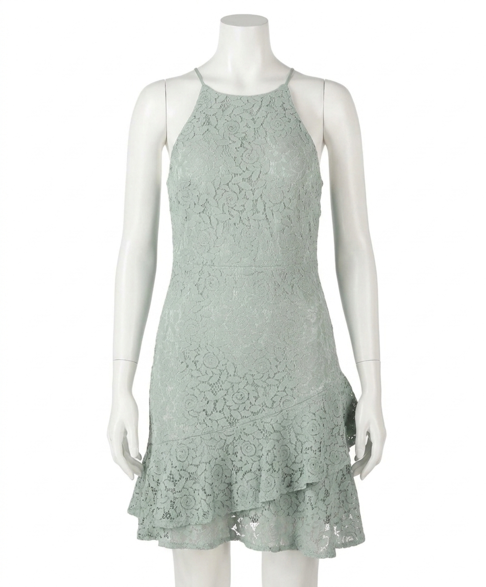 NEW SHE + SKY lace cami dress in light sage